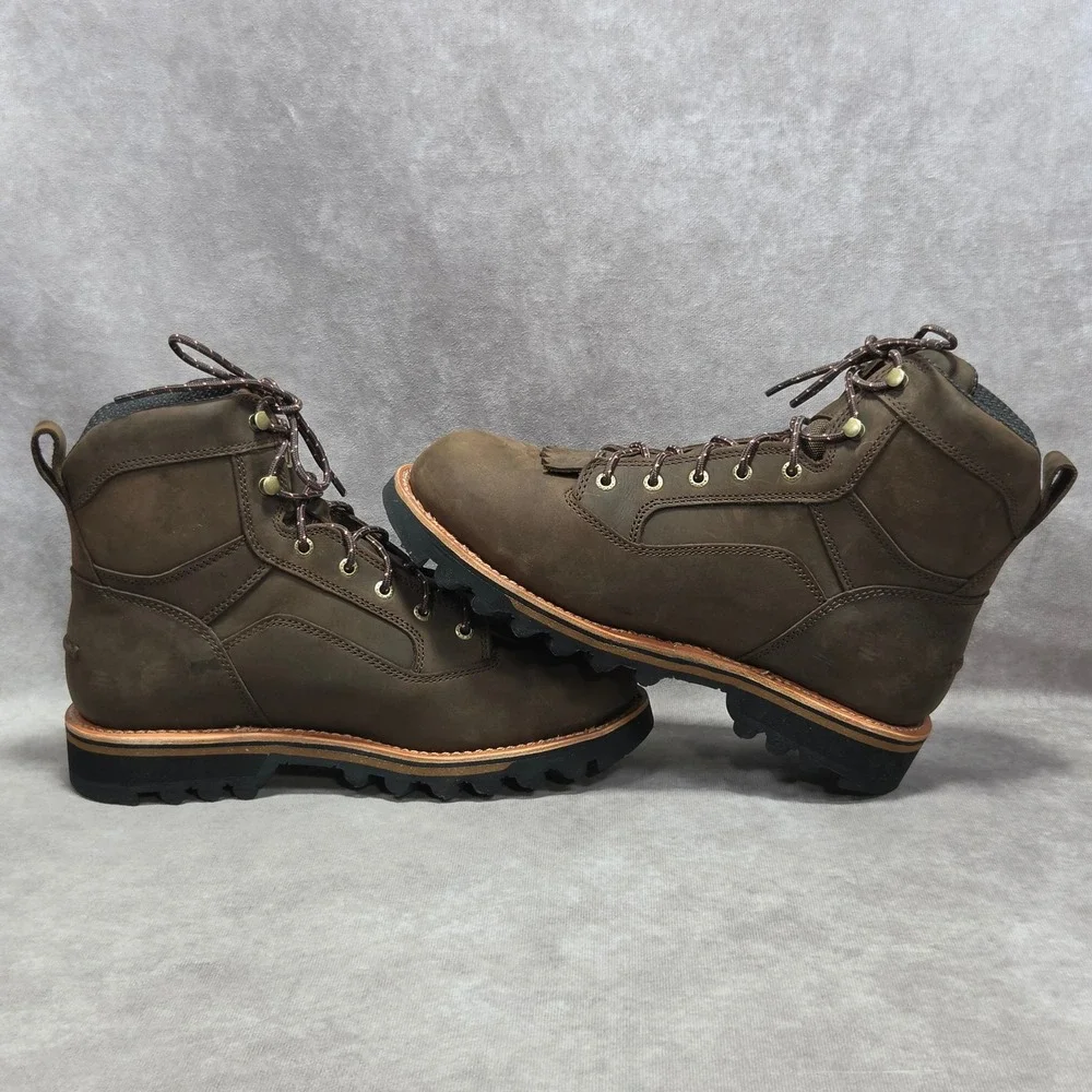 Irish Setter Trailblazer A0878 Brown Leather Waterproof Boots Mens 10 E2 Wide
